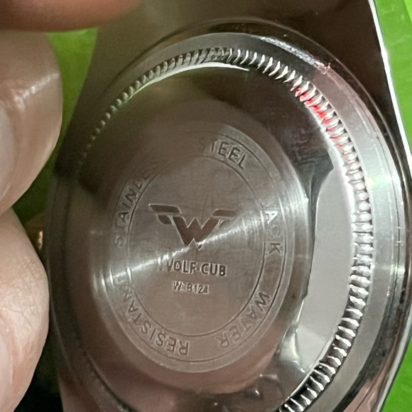 Mens two tone watch with cubic zirconia - Picture 2 of 4